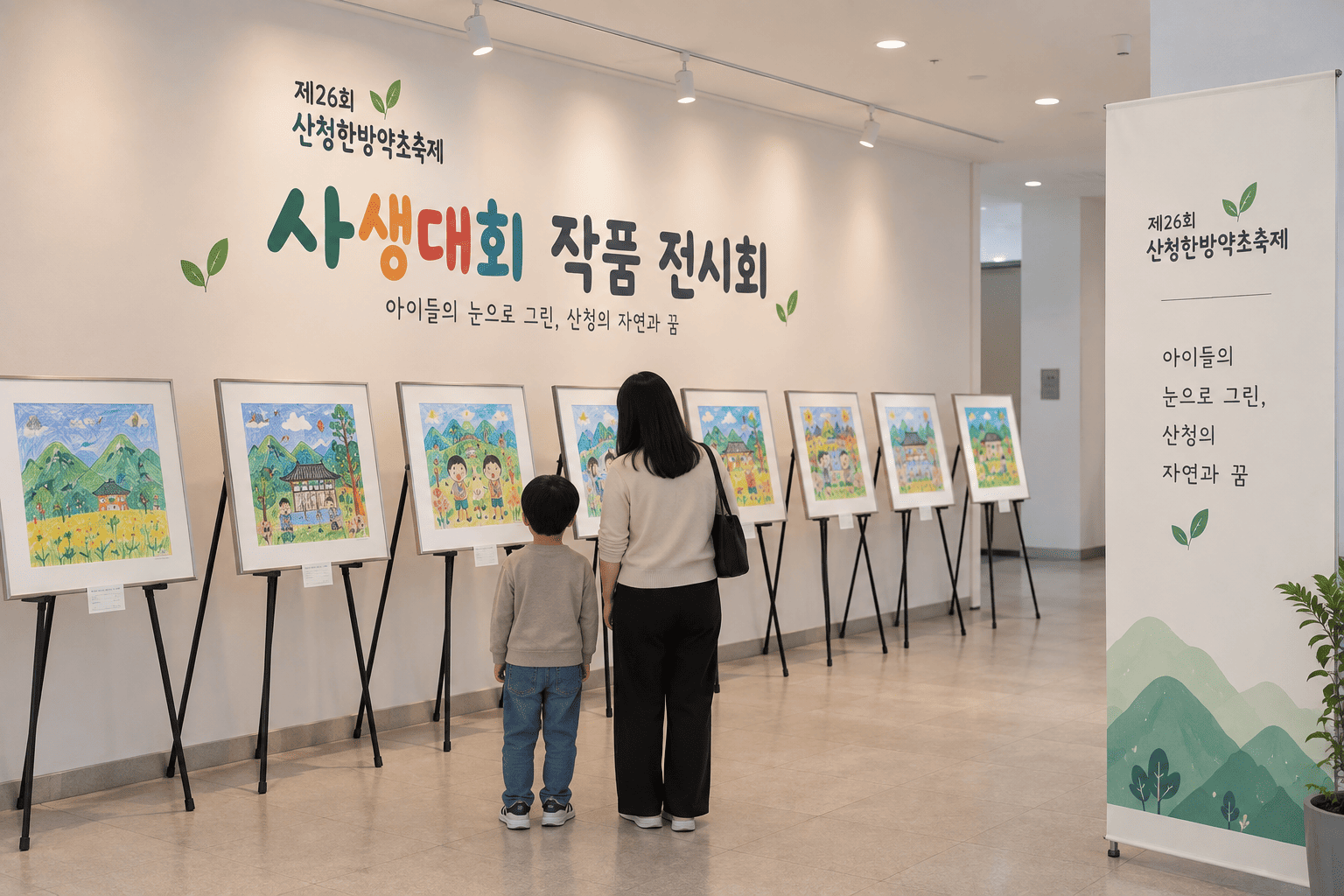 동의보감 사생대회 작품 전시
